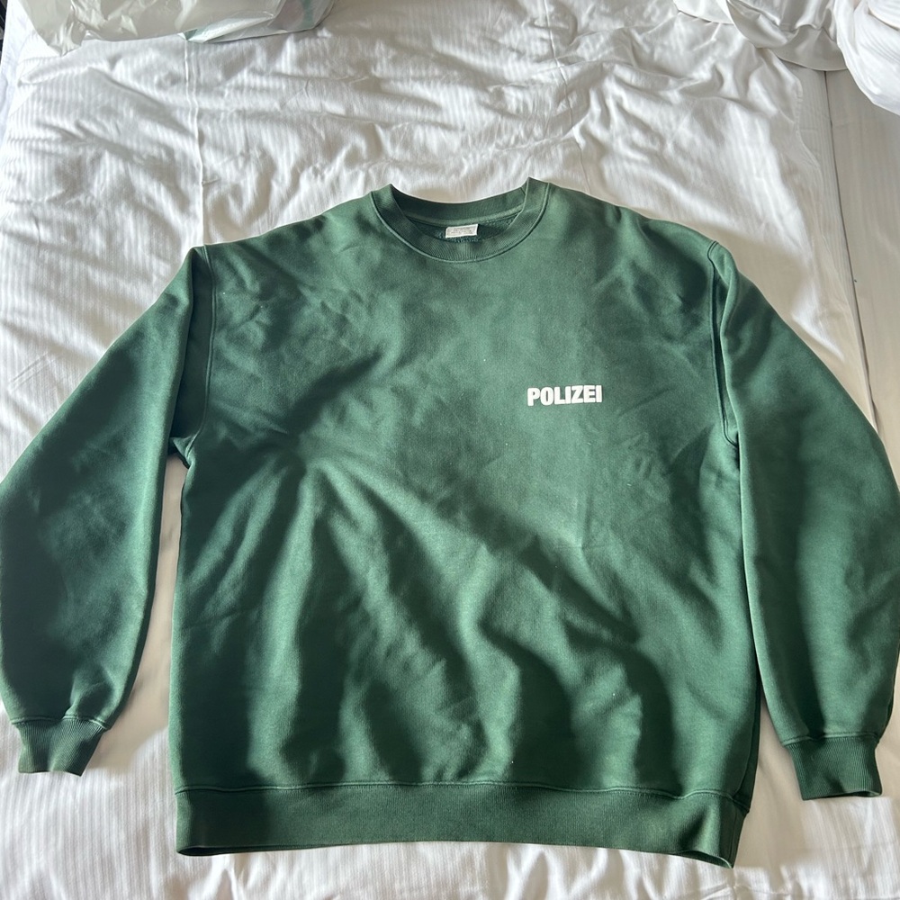 Vetement’s Green Polizei Crewneck